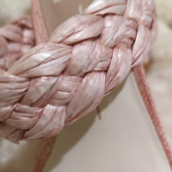 Dolce Vita Casual Blush Braided Sandals - Picture 5 of 9